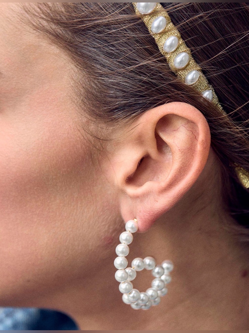 🩶LELE SADOUGHI PEARL LOOP-DE-LOOP EARRINGS - NWT🩶